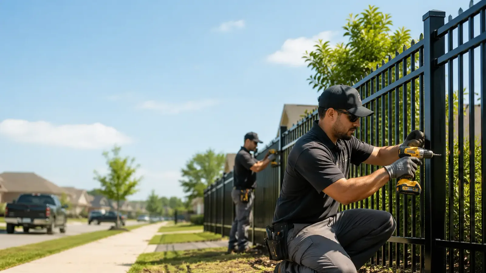 Metal Fence Installation in Hammond, LA